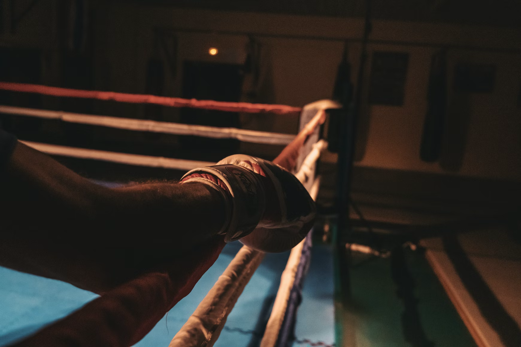 Kickboxing training